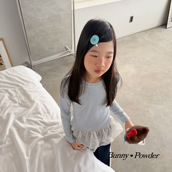 Bunny Powder - Korean Children Fashion - #prettylittlegirls - Cha Stripe Tee - 9