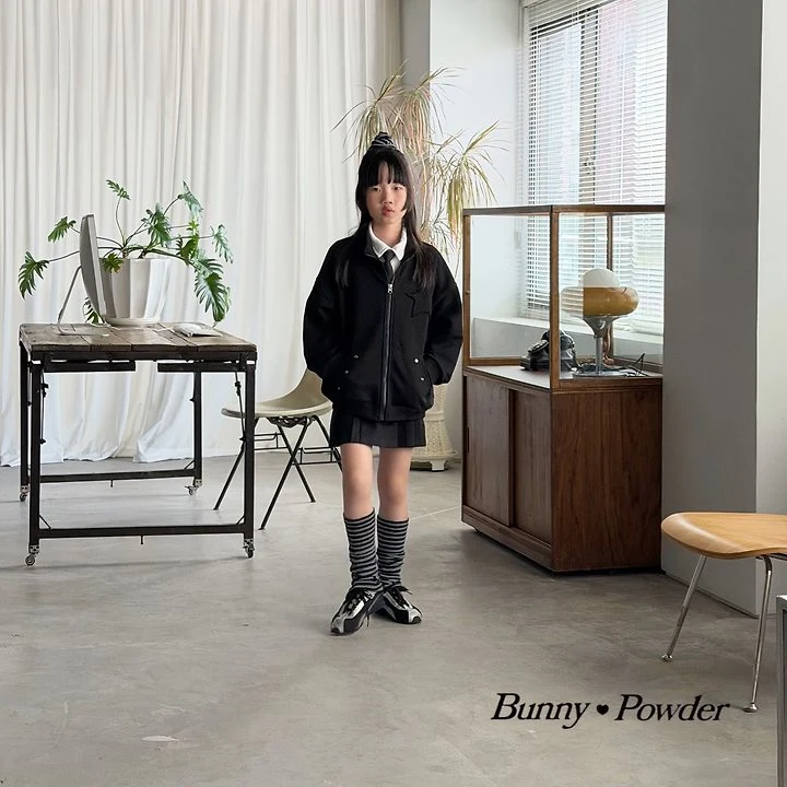 Bunny Powder - Korean Children Fashion - #prettylittlegirls - Star Zip-up Jacket - 3