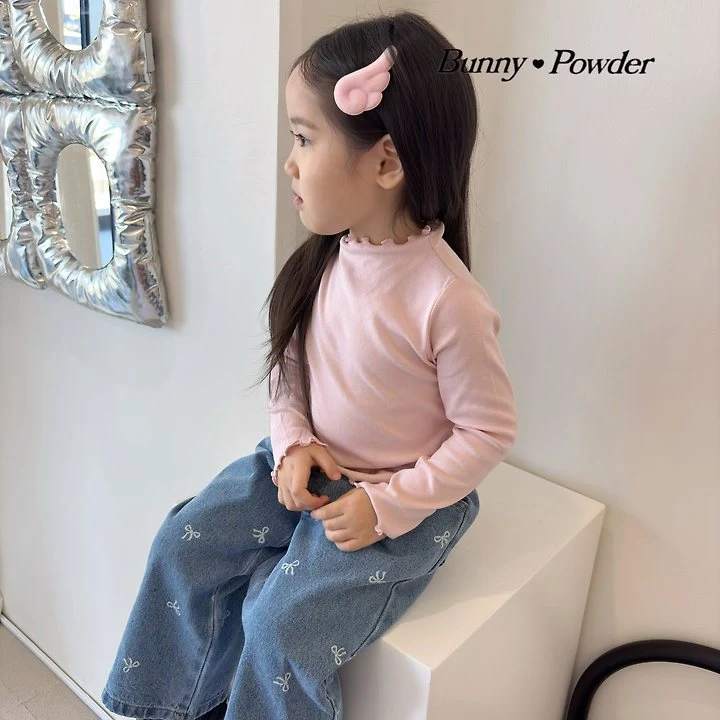 Bunny Powder - Korean Children Fashion - #prettylittlegirls - Yuri Half Turtleneck Tee - 3