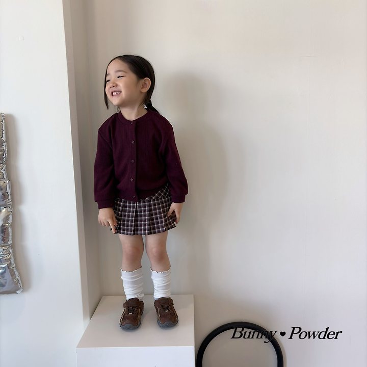 Bunny Powder - Korean Children Fashion - #stylishchildhood - Rose Button Cardigan - 6