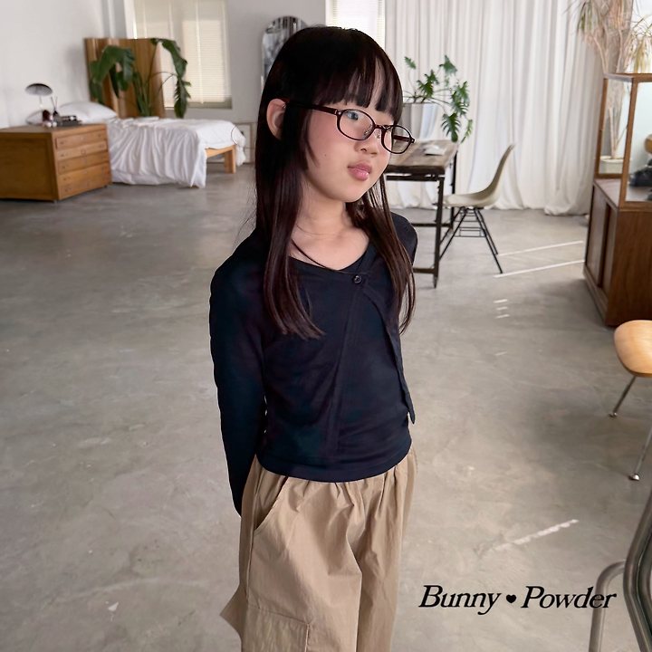 Bunny Powder - Korean Children Fashion - #stylishchildhood - Tencel Cardigan - 3