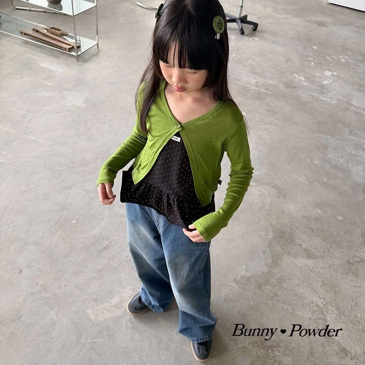 Bunny Powder - Korean Children Fashion - #stylishchildhood - Dot Layered Sleeveless - 9
