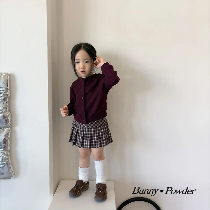 Bunny Powder - Korean Children Fashion - #toddlerclothing - Rose Button Cardigan - 5