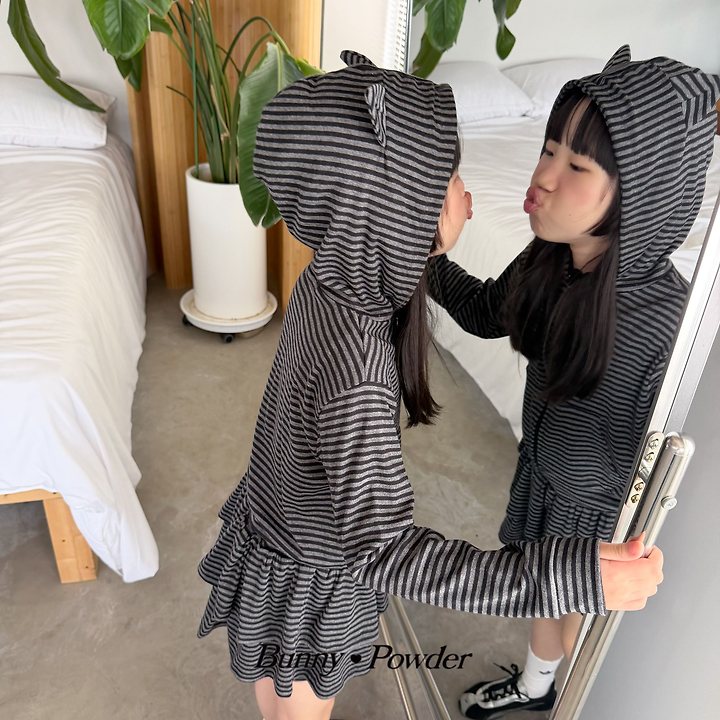 Bunny Powder - Korean Children Fashion - #todddlerfashion - Minami Hood Zip-up - 4