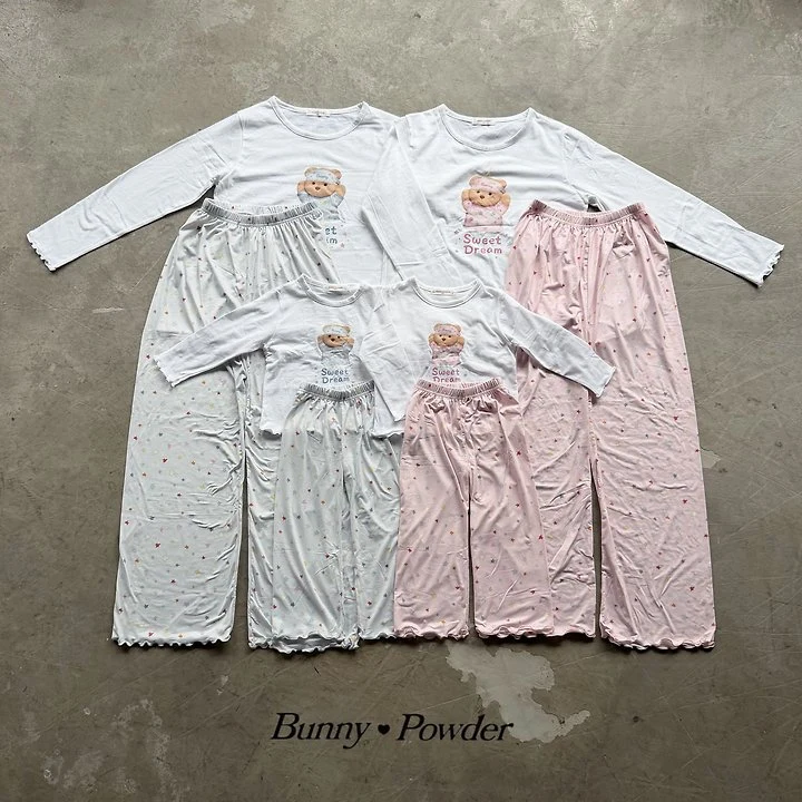 Bunny Powder - Korean Women Fashion - #momslook - Adult Sweet Dream Pajamas - 5