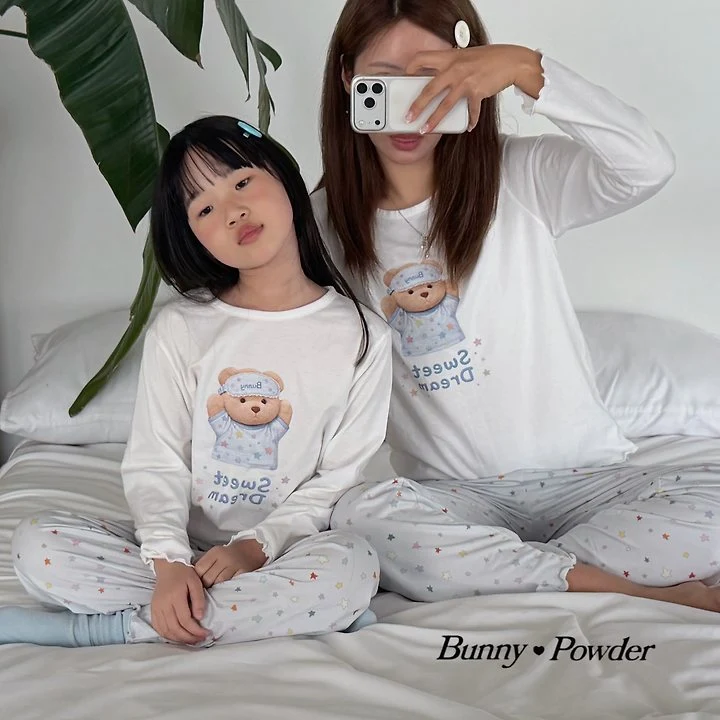 Bunny Powder - Korean Women Fashion - #momslook - Adult Sweet Dream Pajamas - 7