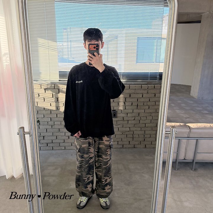 Bunny Powder - Korean Women Fashion - #restrostyle - Adult Light Camo Cargo Pants - 5