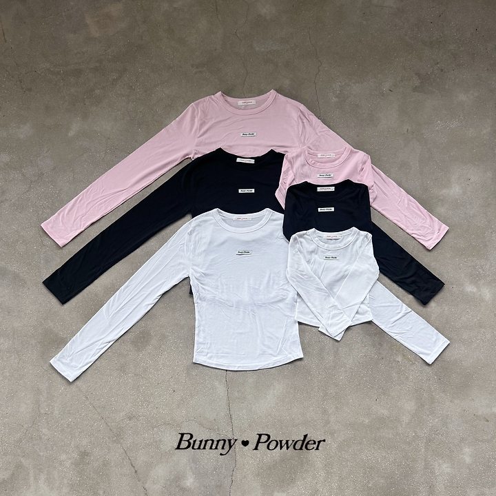 Bunny Powder - Korean Women Fashion - #restrostyle - Adult Pure Tee