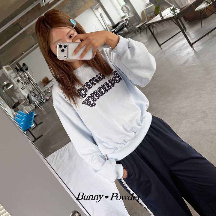 Bunny Powder - Korean Women Fashion - #restrostyle - Adult Vivi Sweatshirts - 4