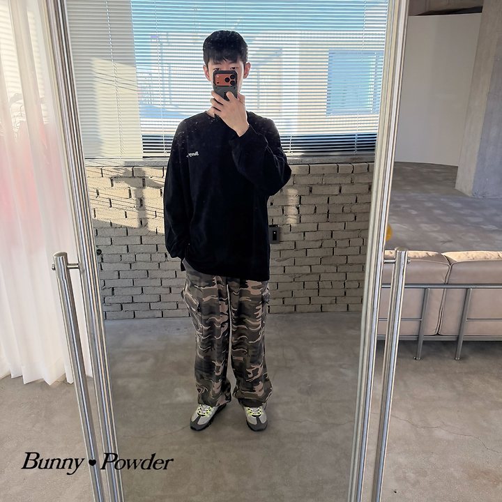 Bunny Powder - Korean Women Fashion - #shopsmall - Adult Light Camo Cargo Pants - 7