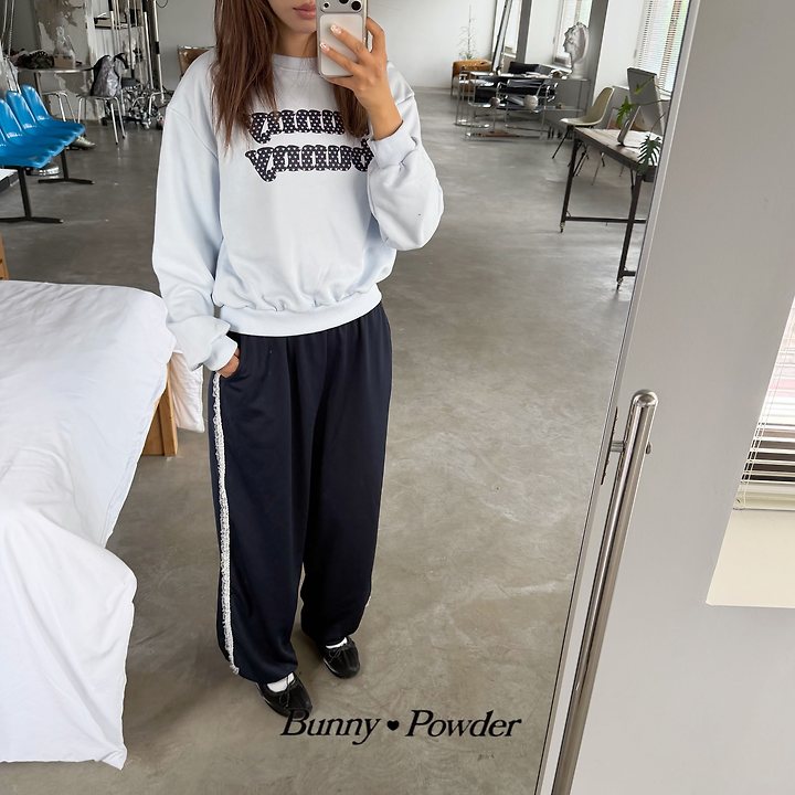 Bunny Powder - Korean Women Fashion - #thatsdarling - Adult Vivi Sweatshirts - 6