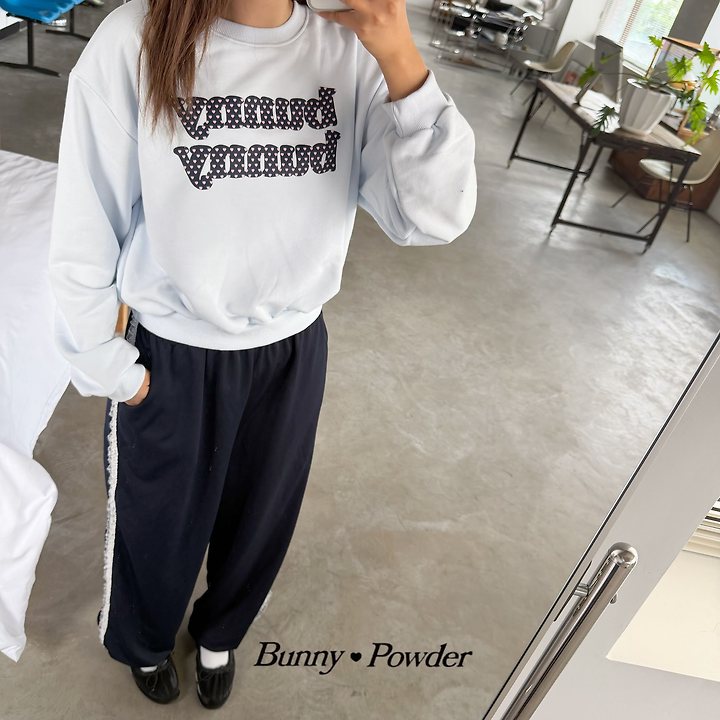 Bunny Powder - Korean Women Fashion - #thelittlethings - Adult Vivi Sweatshirts - 7