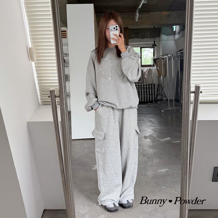 Bunny Powder - Korean Women Fashion - #momslook - Adult Light Cargo Pants - 4