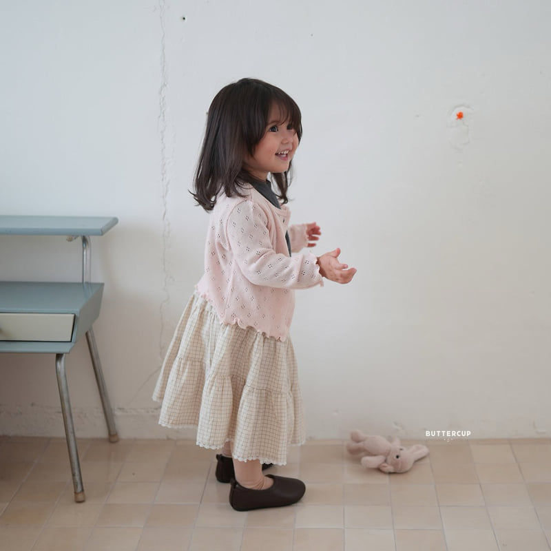 Buttercup - Korean Children Fashion - #Kfashion4kids - Check Tiered Skirt - 12