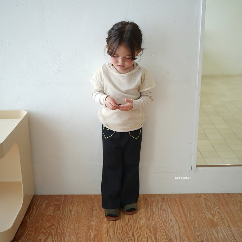 Buttercup - Korean Children Fashion - #Kfashion4kids - Mild Rib Tee - 12