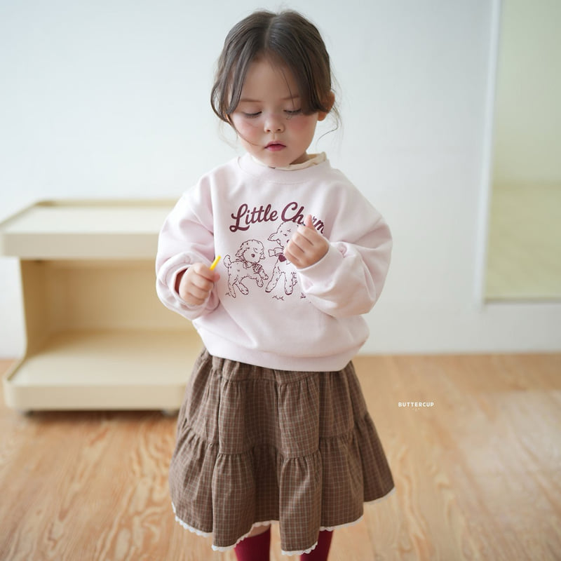 Buttercup - Korean Children Fashion - #childofig - Check Tiered Skirt - 3