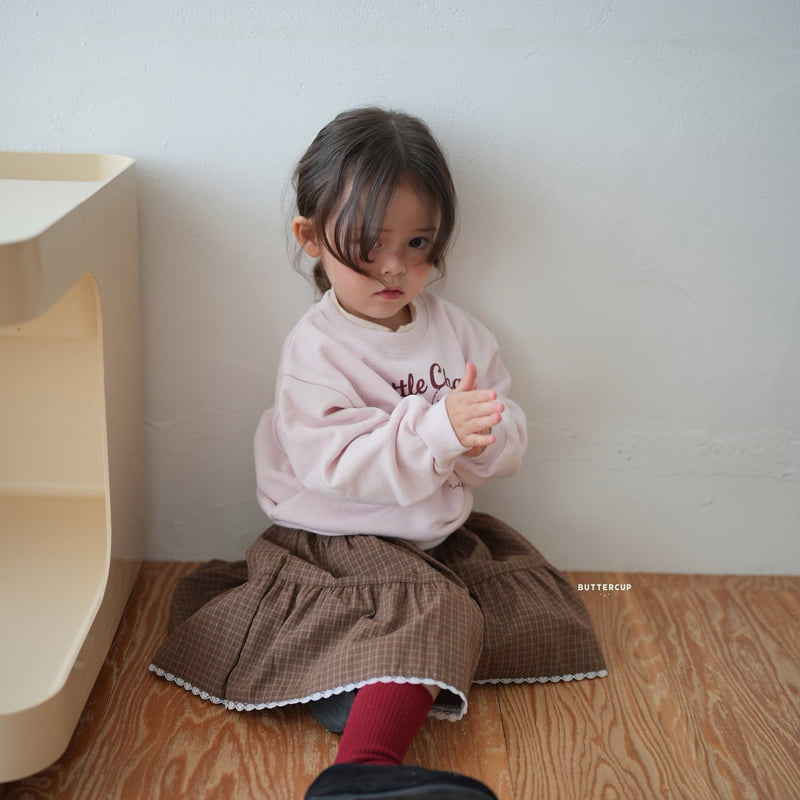 Buttercup - Korean Children Fashion - #childofig - Check Tiered Skirt - 4