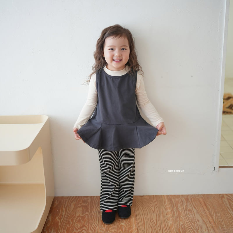 Buttercup - Korean Children Fashion - #childrensboutique - Daily Pin Rib Pants - 6