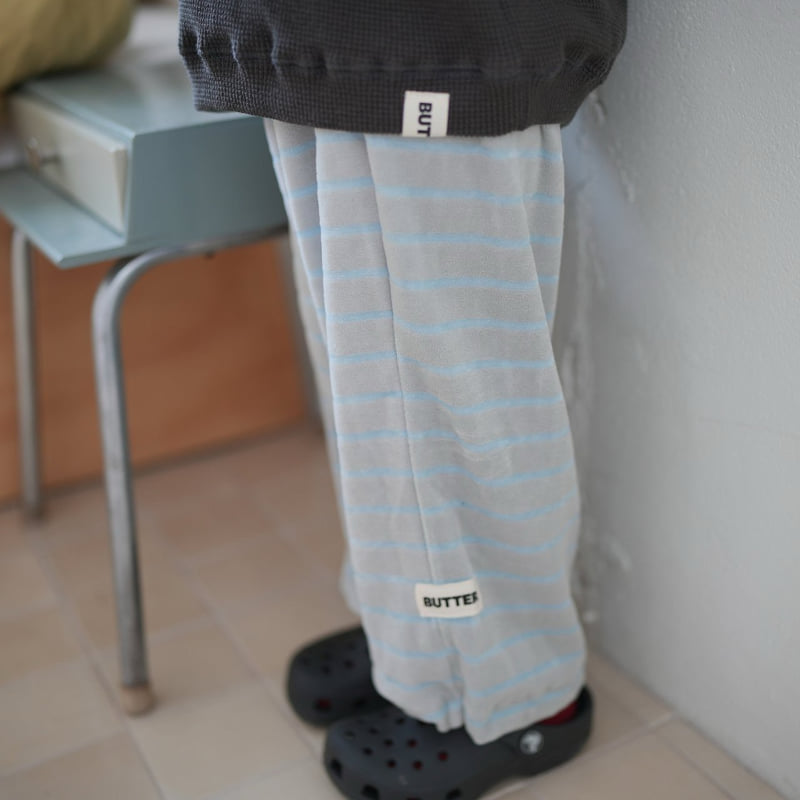 Buttercup - Korean Children Fashion - #childrensboutique - Veloure Stripe Pants
