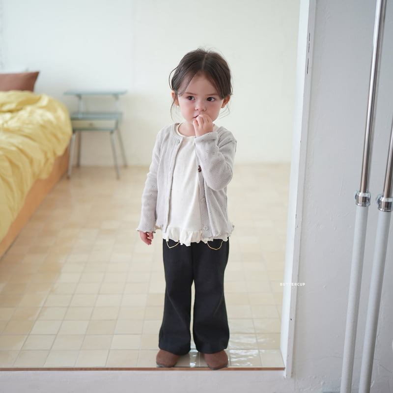 Buttercup - Korean Children Fashion - #fashionkids - Heart Bootscut Pants - 4