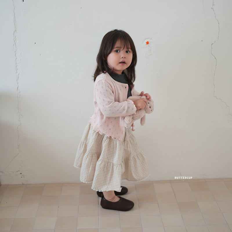 Buttercup - Korean Children Fashion - #kidzfashiontrend - Check Tiered Skirt - 11