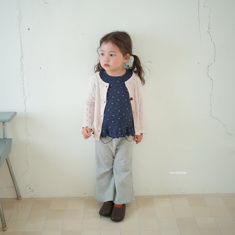 Buttercup - Korean Children Fashion - #kidzfashiontrend - Bear Eyelet Cardigan - 10