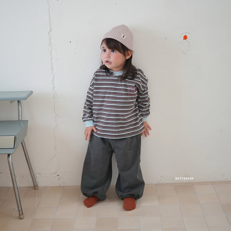 Buttercup - Korean Children Fashion - #littlefashionista - Biddy Stripe Tee