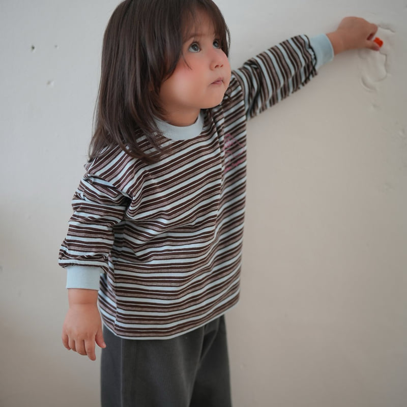 Buttercup - Korean Children Fashion - #minifashionista - Biddy Stripe Tee - 3