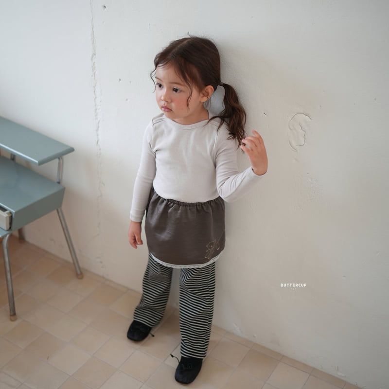 Buttercup - Korean Children Fashion - #toddlerclothing - Daily Pin Rib Pants - 4