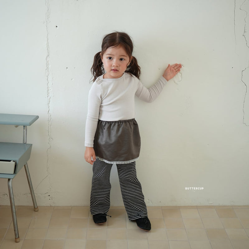 Buttercup - Korean Children Fashion - #todddlerfashion - Mild Rib Tee