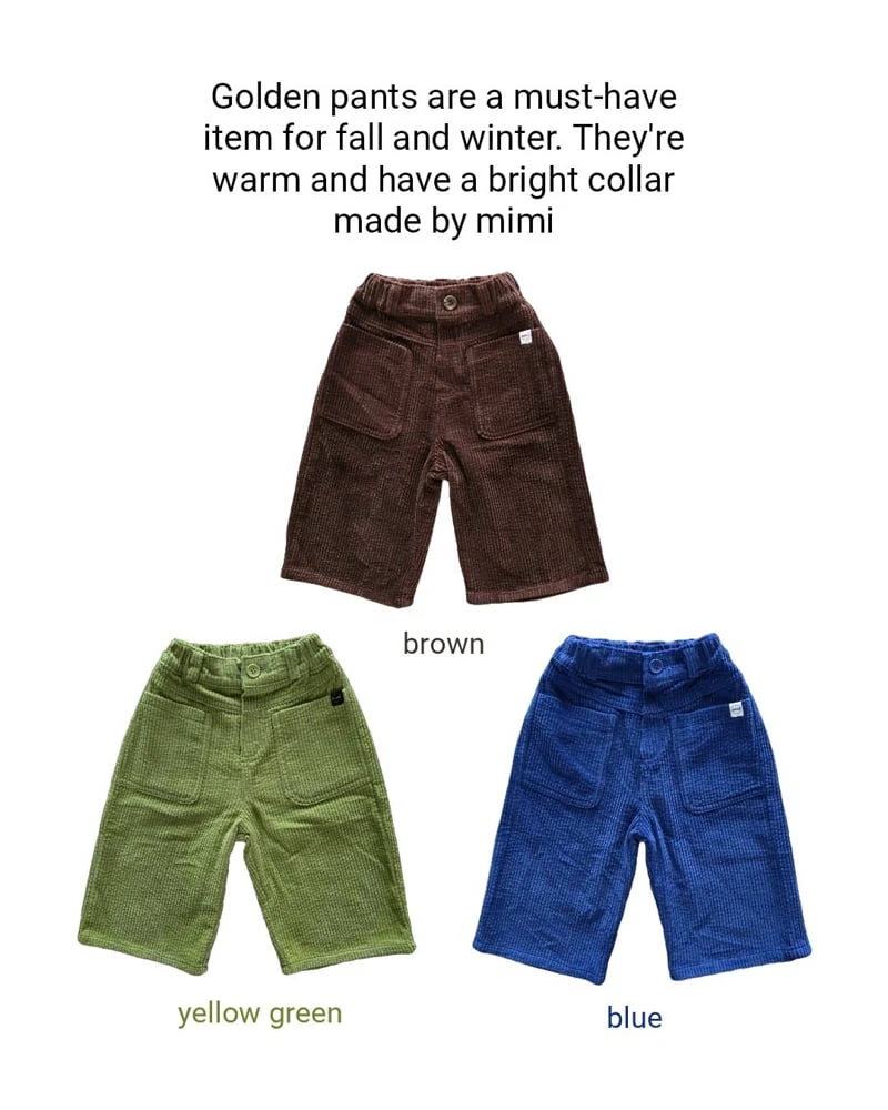 Bymimi - Korean Children Fashion - #childofig - Bubble Corduroy Pants