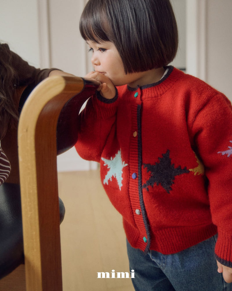Bymimi - Korean Children Fashion - #designkidswear - Big Star Cardigan - 3