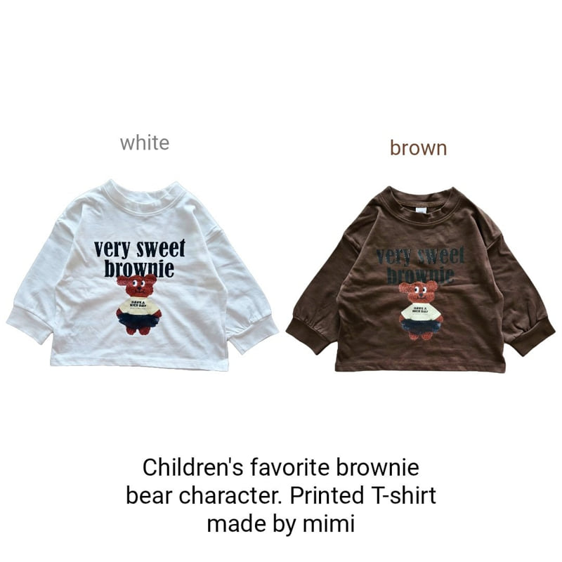 Bymimi - Korean Children Fashion - #discoveringself - Brownie Tee