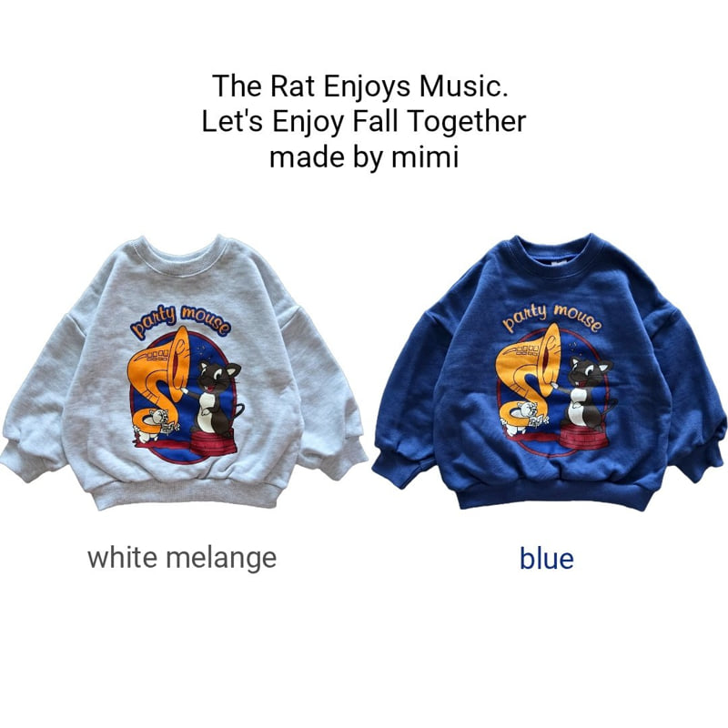 Bymimi - Korean Children Fashion - #discoveringself - Mouse Sweatshirts