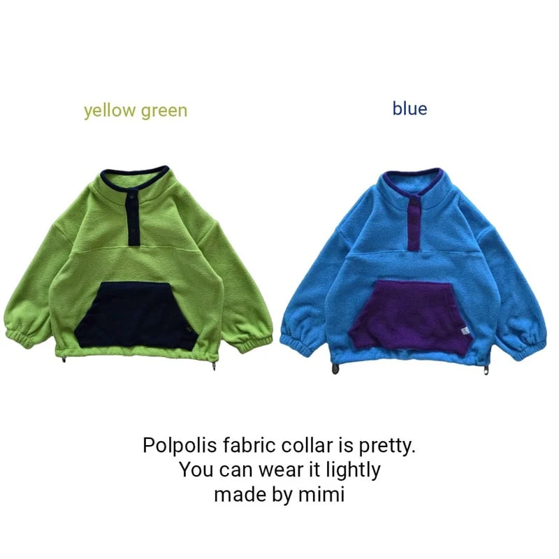 Bymimi - Korean Children Fashion - #littlefashionista - Malcha Zip-up Top