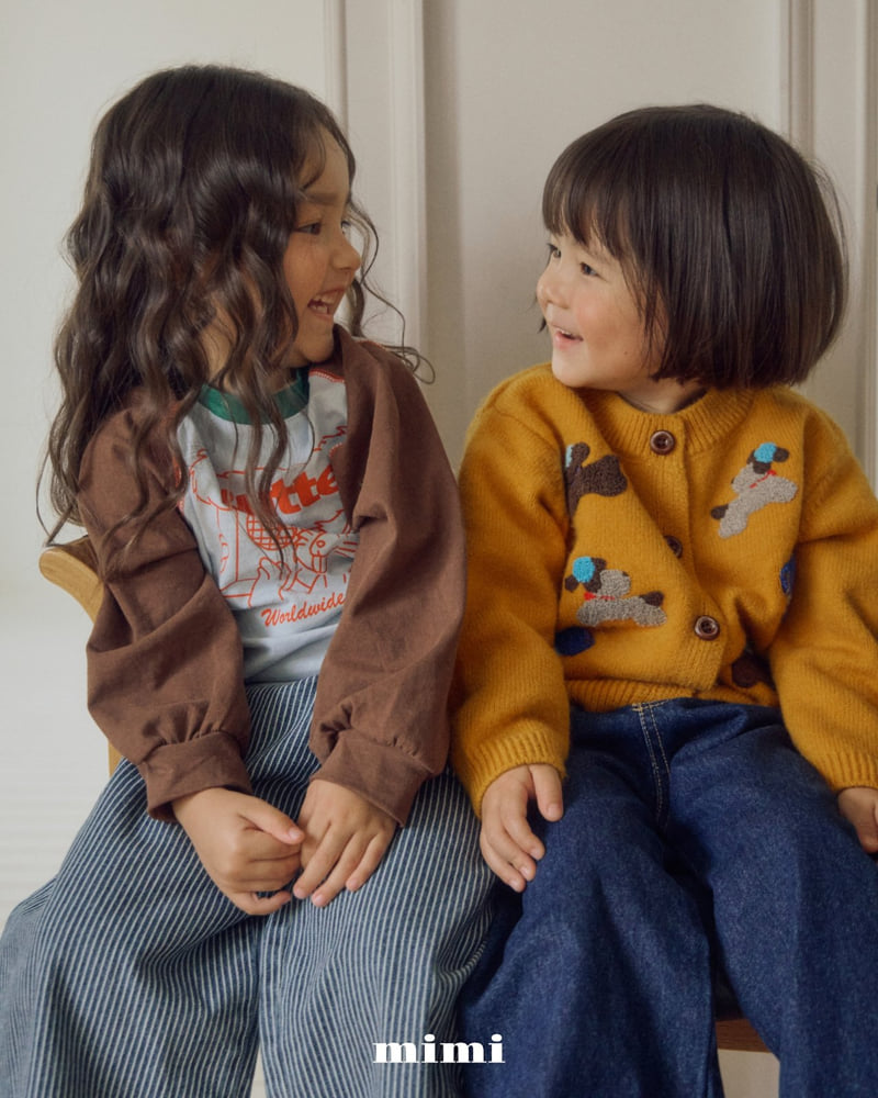 Bymimi - Korean Children Fashion - #littlefashionista - Dog Cardigan - 9