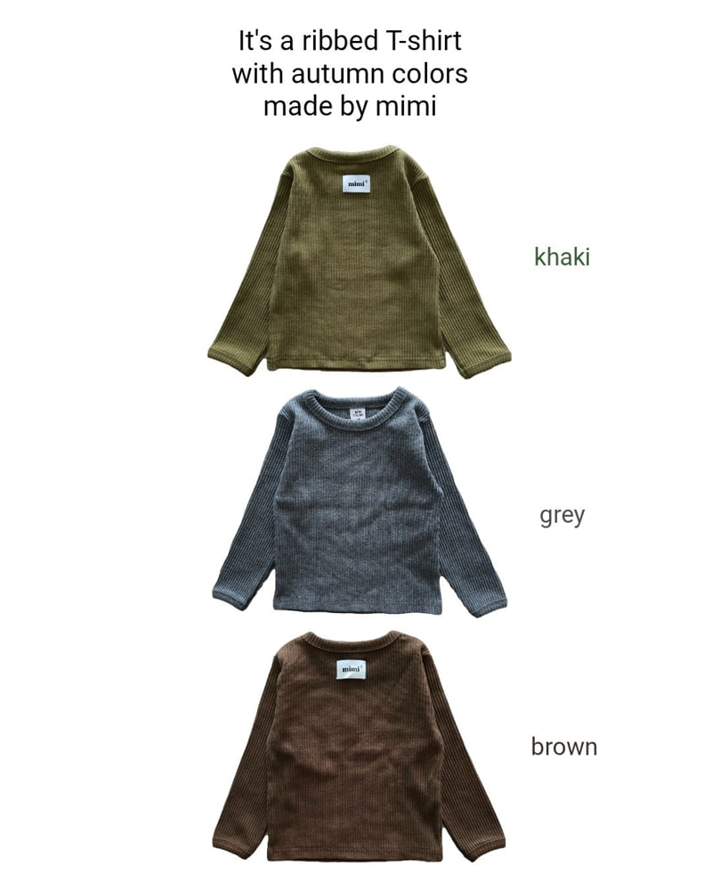 Bymimi - Korean Children Fashion - #minifashionista - Olive Tee
