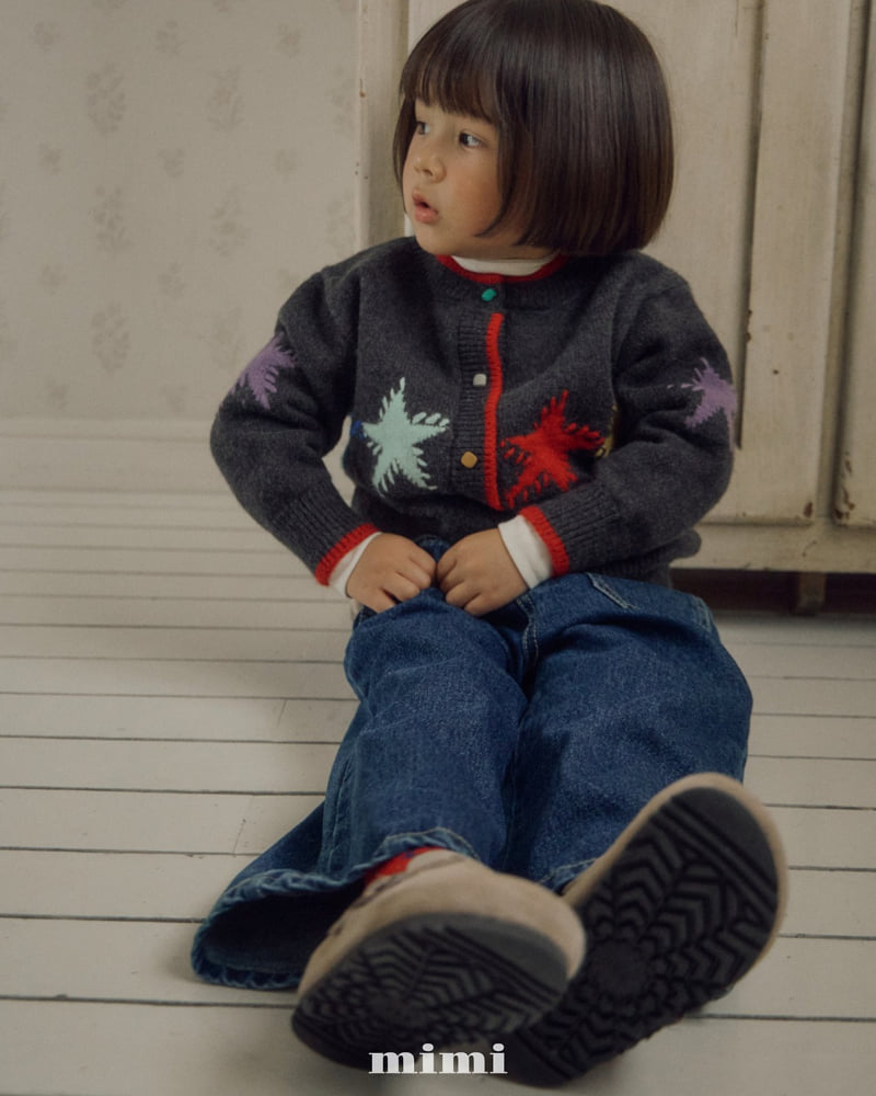 Bymimi - Korean Children Fashion - #minifashionista - Big Star Cardigan - 12