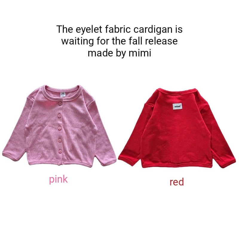 Bymimi - Korean Children Fashion - #prettylittlegirls - Punching Cardigan