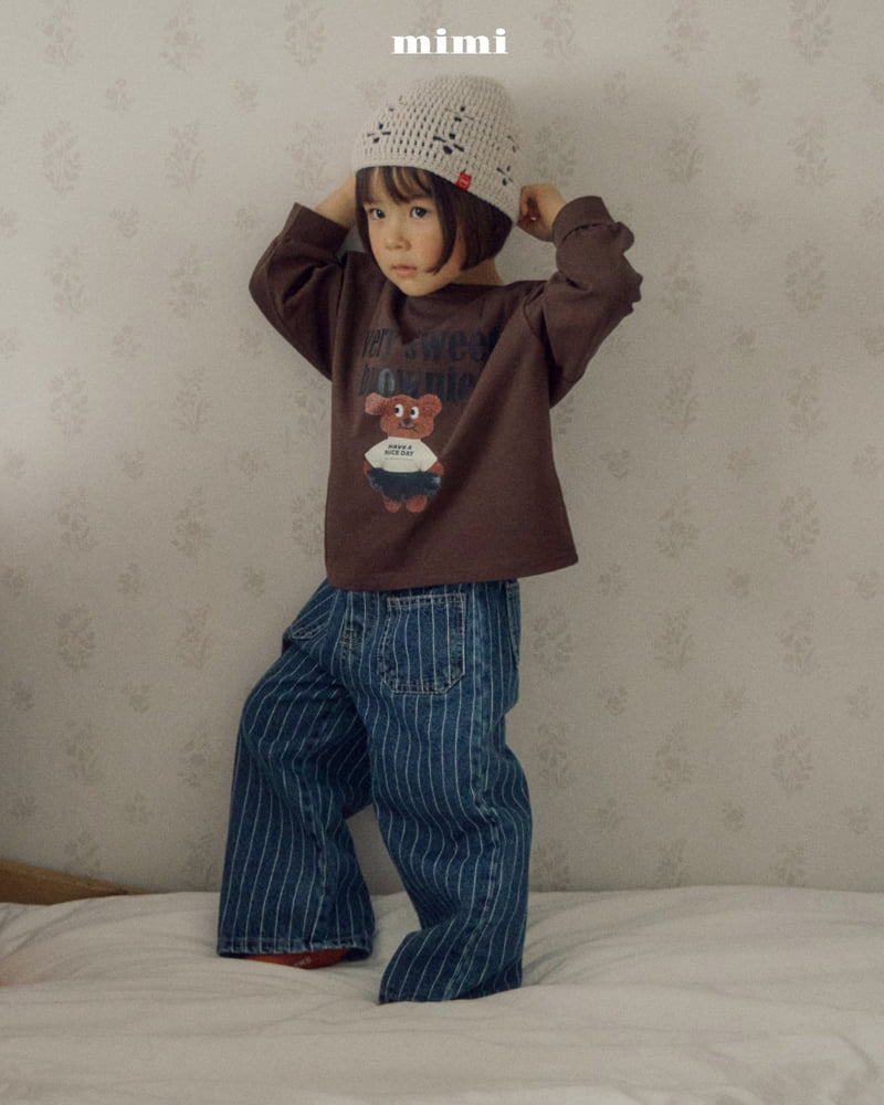 Bymimi - Korean Children Fashion - #toddlerclothing - Brownie Tee - 12