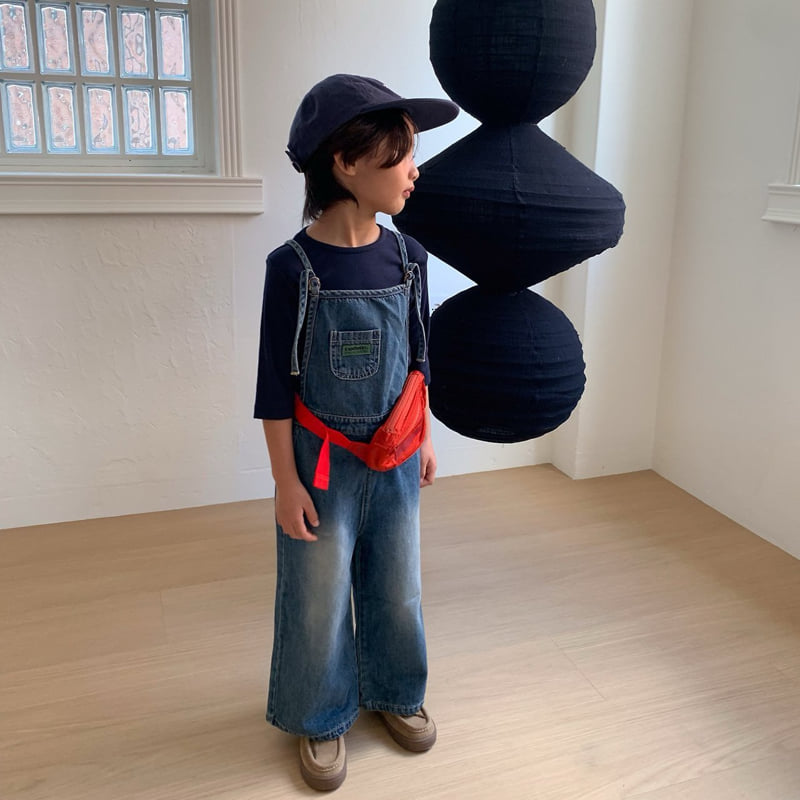 Cantucci Studio - Korean Junior Fashion - #designkidswear - Atlas Denim Overalls - 4
