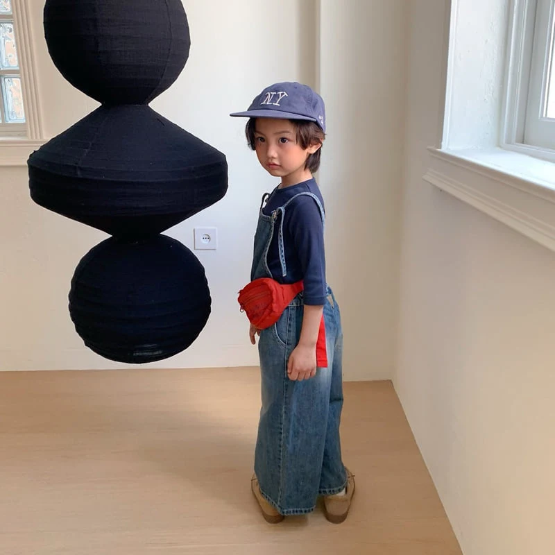 Cantucci Studio - Korean Junior Fashion - #kidsshorts - Atlas Denim Overalls - 6