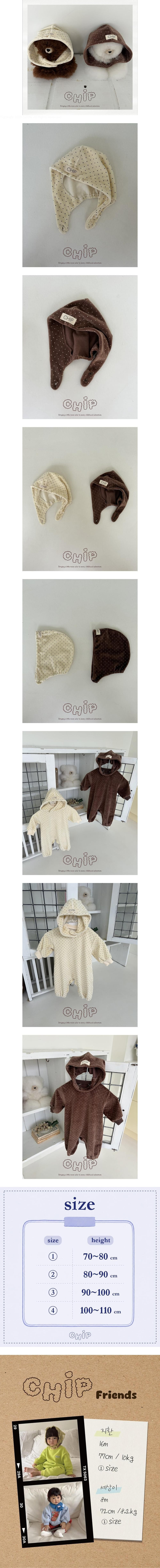 Chip - Korean Baby Fashion - #babyboutique - Dotty Bonnet