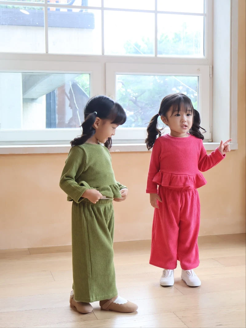 Color - Korean Children Fashion - #kidsshorts - Combo Set
