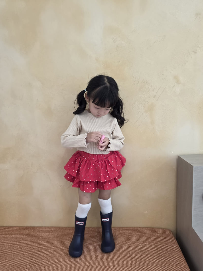 Color - Korean Children Fashion - #littlefashionista - Donught Skirt Pants - 5