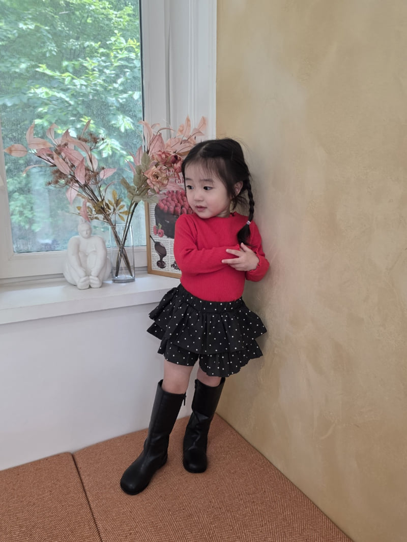 Color - Korean Children Fashion - #prettylittlegirls - Donught Skirt Pants - 8
