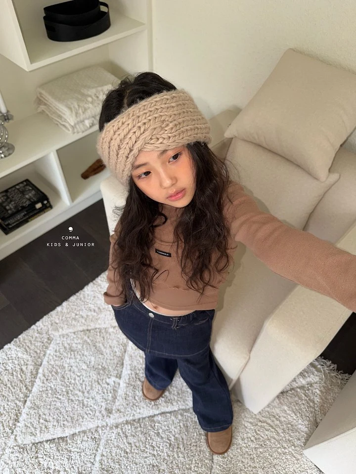 Comma - Korean Children Fashion - #Kfashion4kids - Label Strap Layered Tee - 11