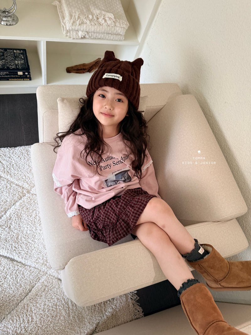 Comma - Korean Children Fashion - #Kfashion4kids - Goggle Lace Tee - 8