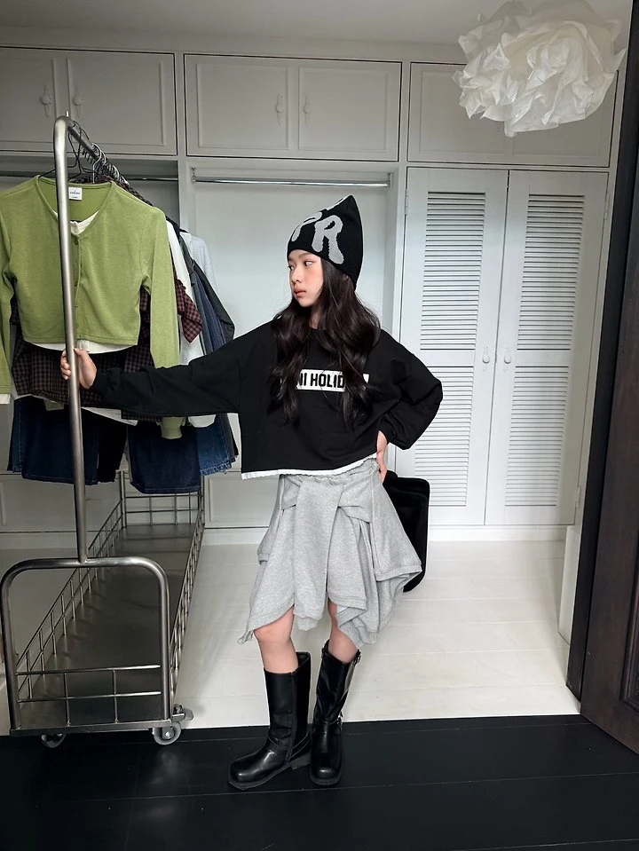 Comma - Korean Children Fashion - #Kfashion4kids - Tie-Front Skirt Pants - 6