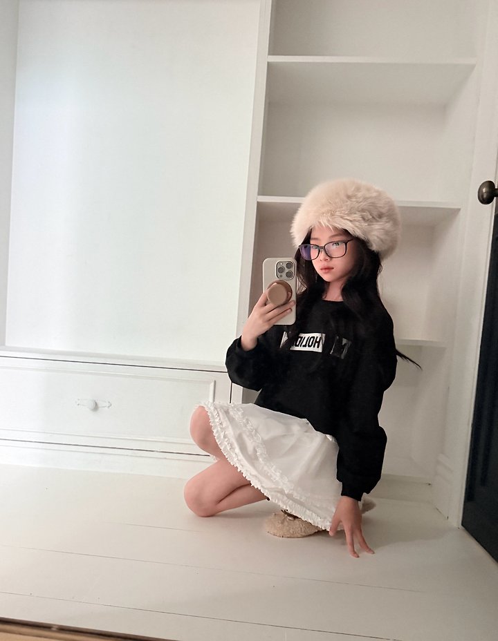 Comma - Korean Children Fashion - #childofig - Mini Lace Tee - 5